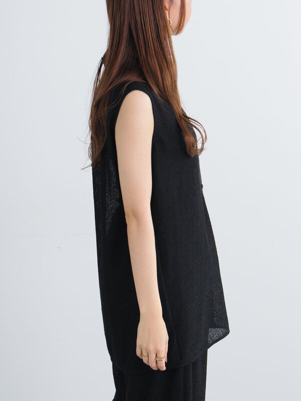 【チャイティーラテ】グレー ノースリーブ TAGEECHITA TAGEECHITA / TAGEECHITA JAPAN ONLINE STORE