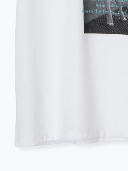 マリリンモンローシネマフォトTシャツ（オフホワイト/チャコールグレー）｜Te chichi（テチチ）通販