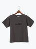 フロッキープリントロゴTシャツ（チャコールグレー/ベージュ/ブラウン）｜Te chichi（テチチ）通販