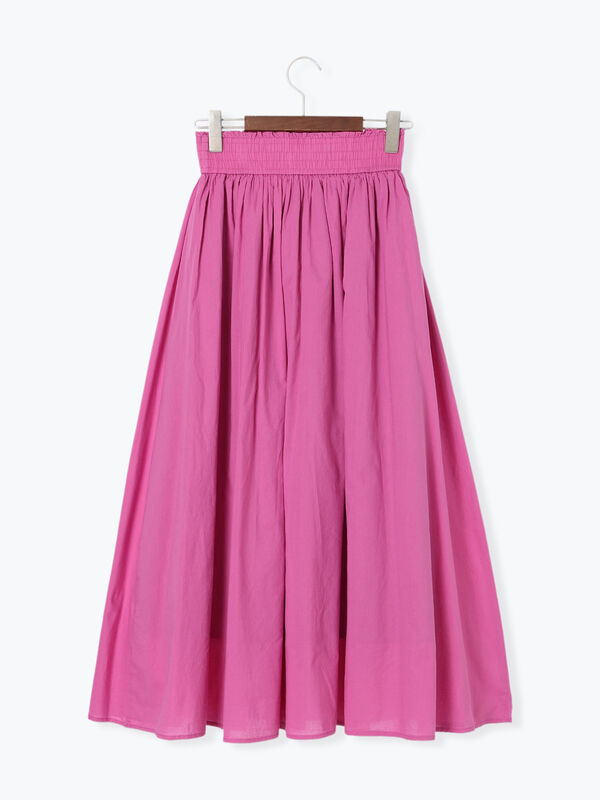 セール】 コットンギャザースカート（グレー/ブラック/ピンク/ボトムス