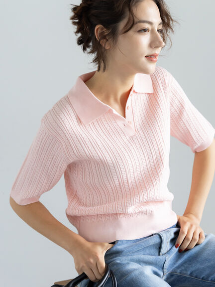 ちぃちゃん バーミキュラ フライパン・エムプルミエセーター ニット - MidiUmi（ミディウミ）｜OFFICIAL ONLINE SHOP