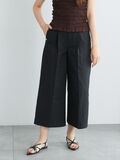 ワイドクロップトマリンパンツ（ブラック）｜Te chichi（テチチ）通販