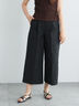 ワイドクロップトマリンパンツ（ブラック）｜Te chichi（テチチ）通販