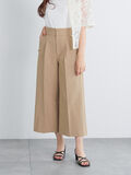 ワイドクロップトマリンパンツ（ベージュ）｜Te chichi（テチチ）通販