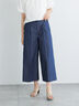 ワイドクロップトマリンパンツ（ブラック/ベージュ/ネイビー）｜Te chichi（テチチ）通販
