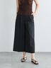 ワイドクロップトマリンパンツ（ブラック/ベージュ/ネイビー）｜Te chichi（テチチ）通販
