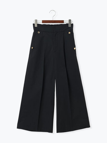 ワイドクロップトマリンパンツ（ブラック/ベージュ/ネイビー）｜Te chichi（テチチ）通販