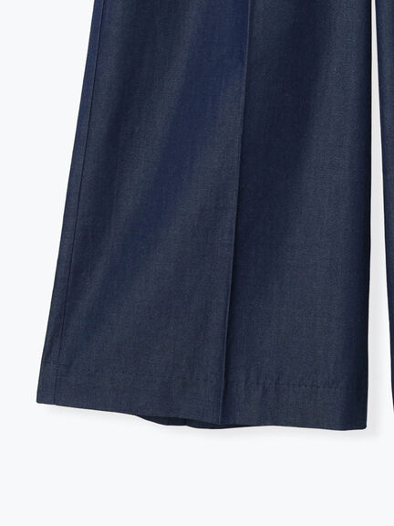 ワイドクロップトマリンパンツ（ブラック/ベージュ/ネイビー）｜Te chichi（テチチ）通販