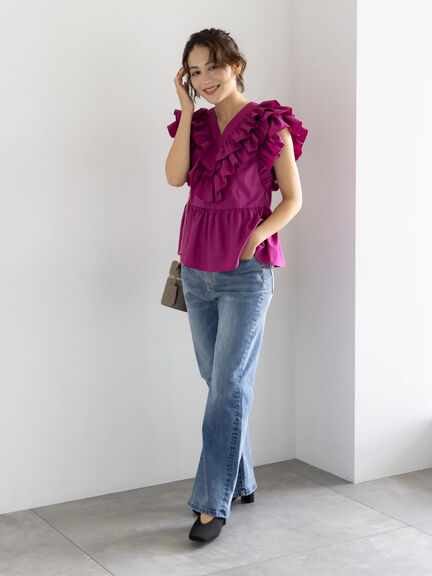 キーチャーム付きミニバニティ（ブラック/モカ）｜Te chichi（テチチ）通販