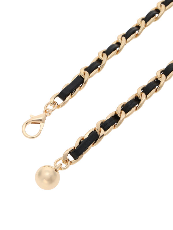 セール】 チェーンアレンジングベルト（ブラック/ブラウン