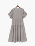 スリーブリボンロングワンピース（グレー/ブラック）｜Te chichi（テチチ）通販
