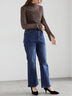 パッチワークレース前後2WAY衿デザインTOPS《2025Autumn catalog item》（オフホワイト/チャコールグレー）｜Te chichi（テチチ）通販