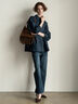 フレアシルエットdenim《2025Autumn catalog item》（ブルー/ネイビー）｜Te chichi（テチチ）通販