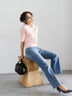 フレアシルエットdenim《2025Autumn catalog item》（ブルー）｜Te chichi（テチチ）通販