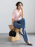 フレアシルエットdenim《2025Autumn catalog item》（ブルー/ネイビー）｜Te chichi（テチチ）通販