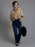 フレアシルエットdenim《2025Autumn catalog item》（ブルー/ネイビー）｜Te chichi（テチチ）通販