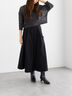 スパンコールメッシュハーフスリーブニット《2025Autumn catalog item》（チャコールグレー/ピンク/グリーン）｜Te chichi（テチチ）通販