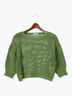 スパンコールメッシュハーフスリーブニット《2025Autumn catalog item》（チャコールグレー/ピンク/グリーン）｜Te chichi（テチチ）通販