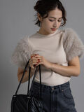 スリーブファーニットプルオーバー《2025Autumn catalog item》（ベージュ）｜Te chichi（テチチ）通販