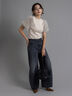 スリーブファーニットプルオーバー《2025Autumn catalog item》（チャコールグレー/ベージュ）｜Te chichi（テチチ）通販