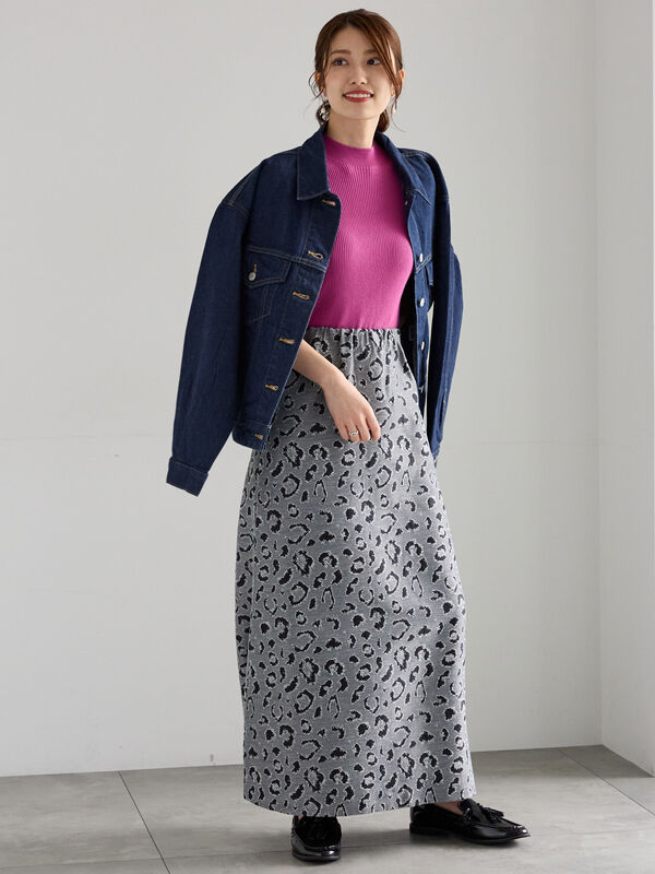 セール】 フレンチスリーブハイネックプルオーバー（オフホワイト