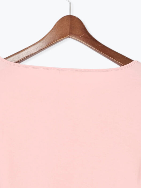 Itamiページ セール】 アシメスリーブプルオーバー（ブラック/ピンク