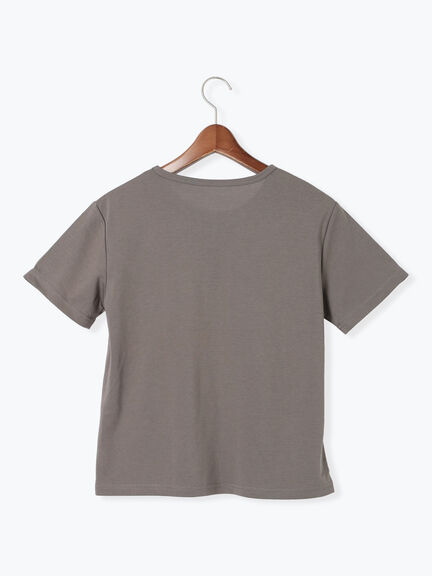 クルーネックTシャツ（オフホワイト/チャコールグレー/ブラック）｜Te chichi（テチチ）通販