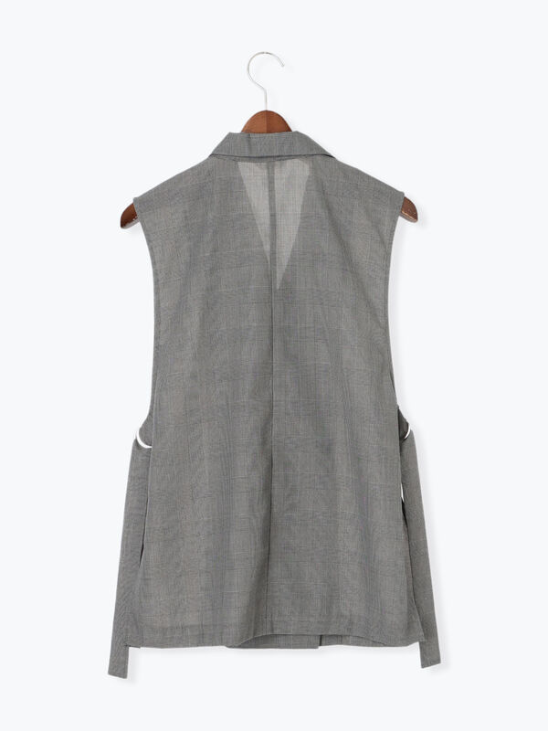 セール】 サイドオープンライトジレ（グレー/ブラック/ネイビー