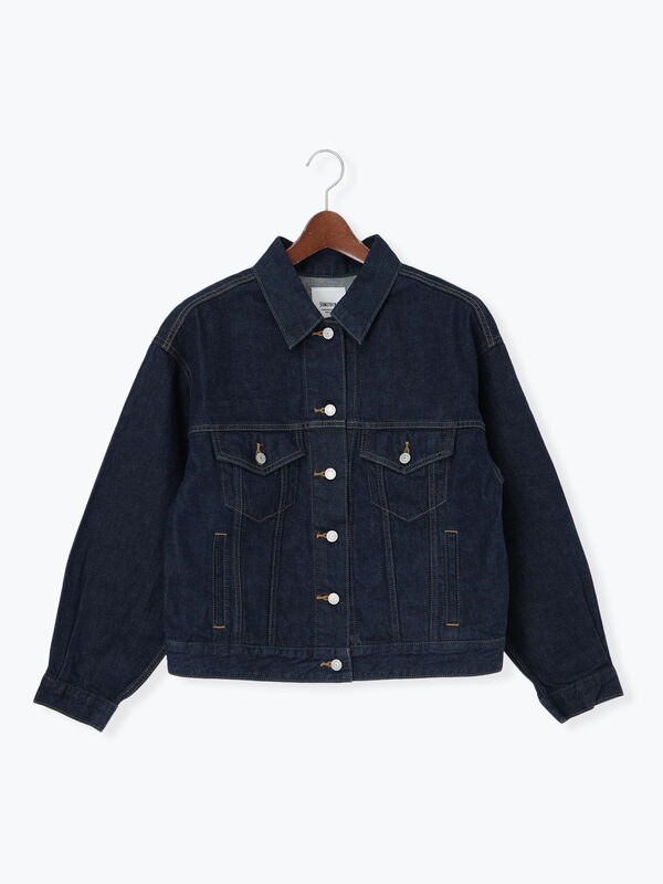 SOMETHING】デニムジャケット（ブルー/ネイビー/アウター/ジャケット