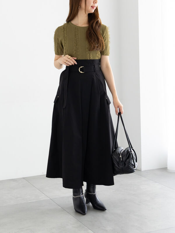 にゃごし＿　ルンドトフテ　ティアス2セット フリルティアードニットドッキングワンピース(デイリー