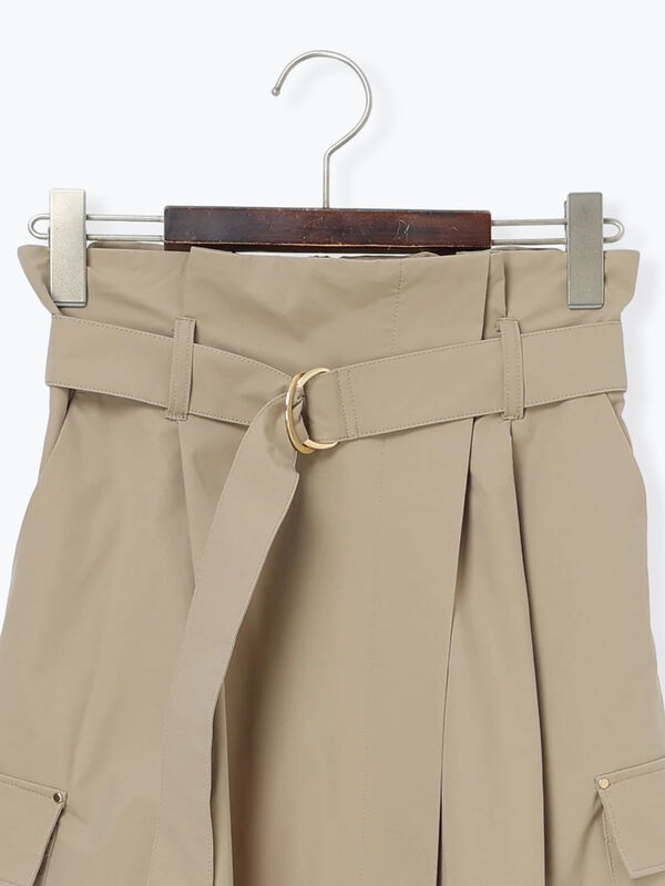 セール】 カーゴフレアスカート（ブラック/ベージュ/カーキ/ボトムス