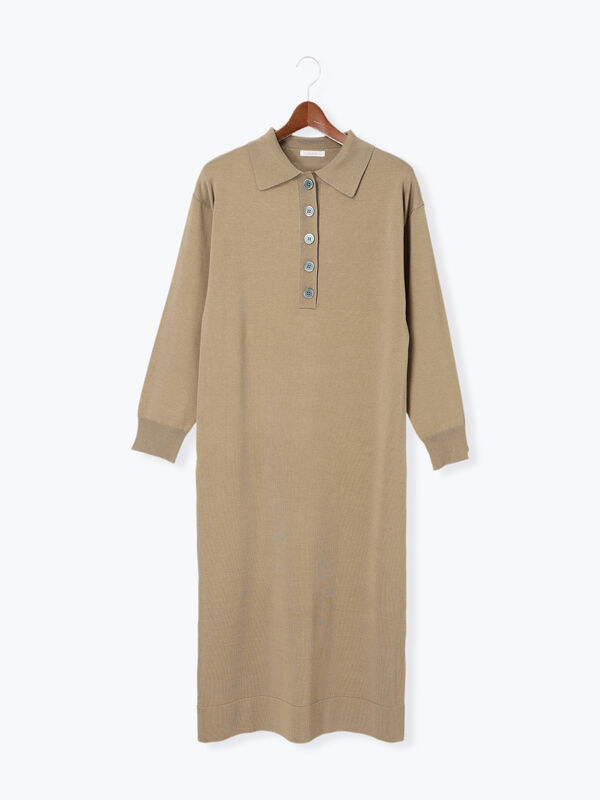 セール】 ニットポロワンピース《2025Autumn catalog vol.2 item