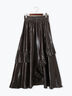 【Atelier plier】アシンメトリープリーツロングスカート(セットアップ可)《2025Autumn catalog item》(ブラウン)|Te chichi(テチチ)通販