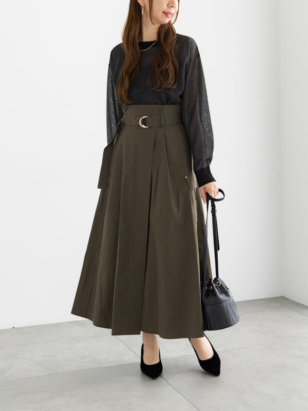 ayaminnie ページ セール】 シアーレイヤーニット（グレー/ブラック/ピンク