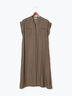 Wポケットサテンシャツワンピース(ベージュ/ブラウン/ネイビー)|Te chichi(テチチ)通販