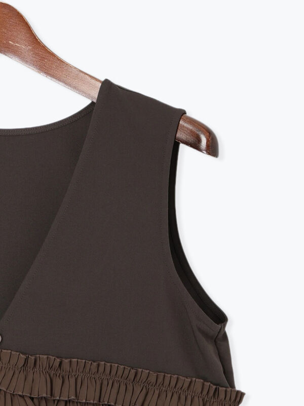 Atelier plier】プリーツティアードジレ《2025Autumn catalog item