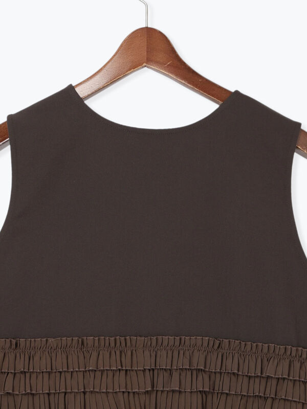 Atelier plier】プリーツティアードジレ《2025Autumn catalog item