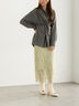 ケミカルレースナロースカート《2025Autumn catalog vol.2 item》(チャコールグレー/ベージュ/グリーン)|Te chichi(テチチ)通販