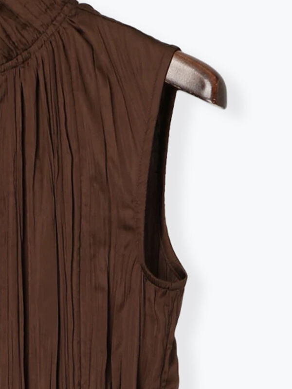 セール】 【Atelier plier】ワッシャープリーツオールインワン