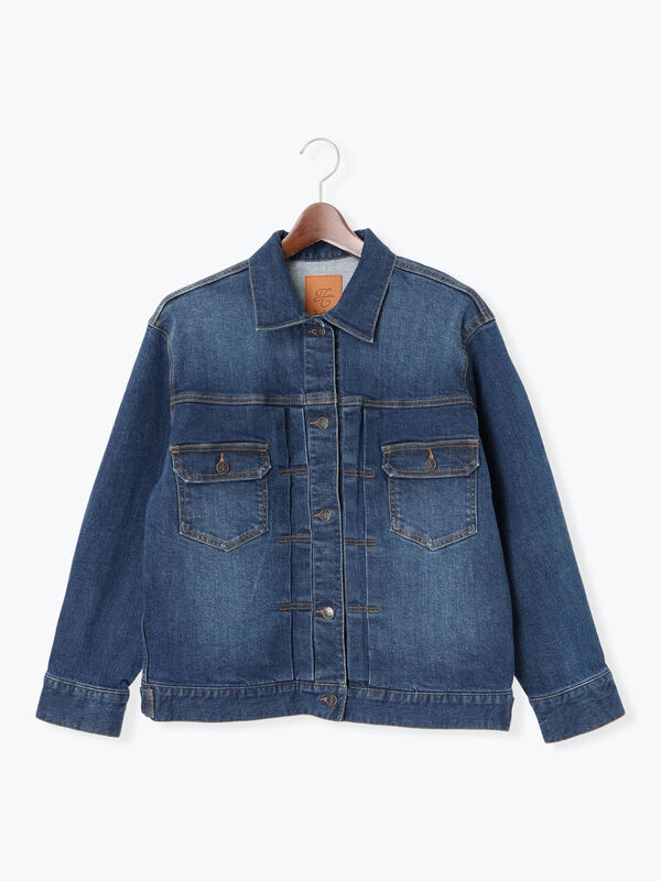 denimジャケット《2025winter catalog item》（ブルー/ネイビー