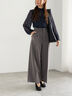バックレースアップロングパンツ《2025Autumn catalog vol.2 item》(チャコールグレー/ベージュ)|Te chichi(テチチ)通販