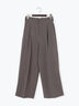 バックレースアップロングパンツ《2025Autumn catalog vol.2 item》(チャコールグレー/ベージュ)|Te chichi(テチチ)通販