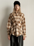 2WAYウエストタックチェックシャツ《2025Autumn catalog item》（ベージュ）｜Te chichi（テチチ）通販