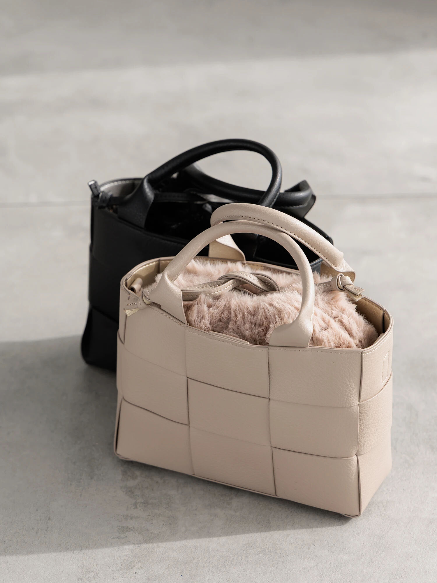 WEB限定】メッシュ4wayトートバッグ（シルバー/ブラック/ベージュ