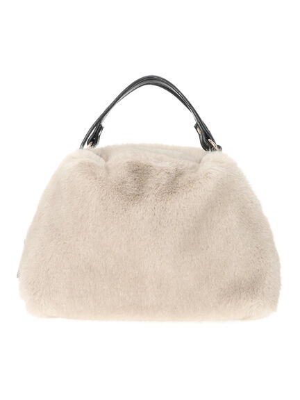 【WEB限定】ファー2wayショルダーバッグ（グレー/モカベージュ）｜Te chichi（テチチ）通販