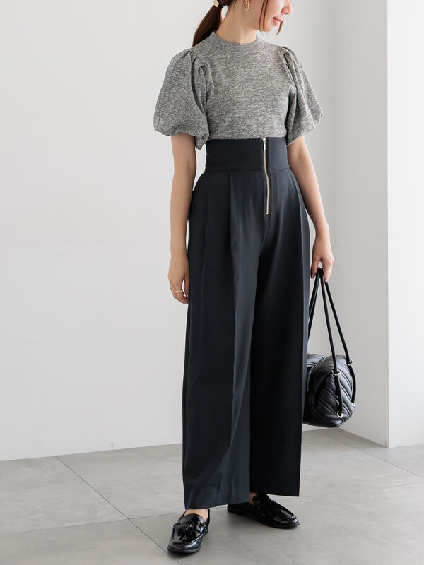 TEECHIバルーンスリーブグラマラスニット Te chichi｜レースバルーンスリーブニット | Rakuten Fashion