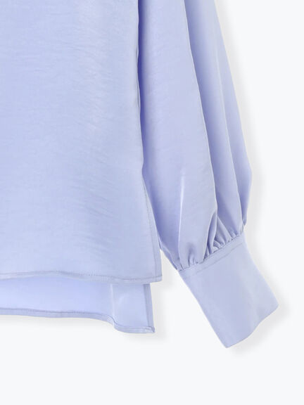 ドレープネックブラウス《2025Autumn catalog vol.2 item》（オフホワイト/グレー/ブルー）｜Te chichi（テチチ）通販