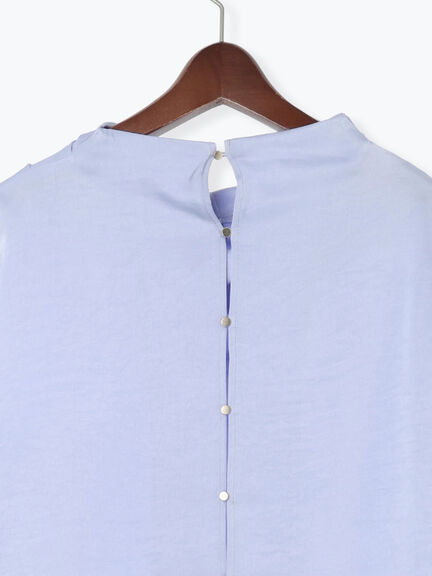 ドレープネックブラウス《2025Autumn catalog vol.2 item》（オフホワイト/グレー/ブルー）｜Te chichi（テチチ）通販