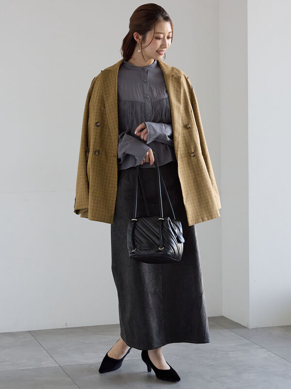 セール】 ダブルブレストジャケット(セットアップ可)《2025Autumn