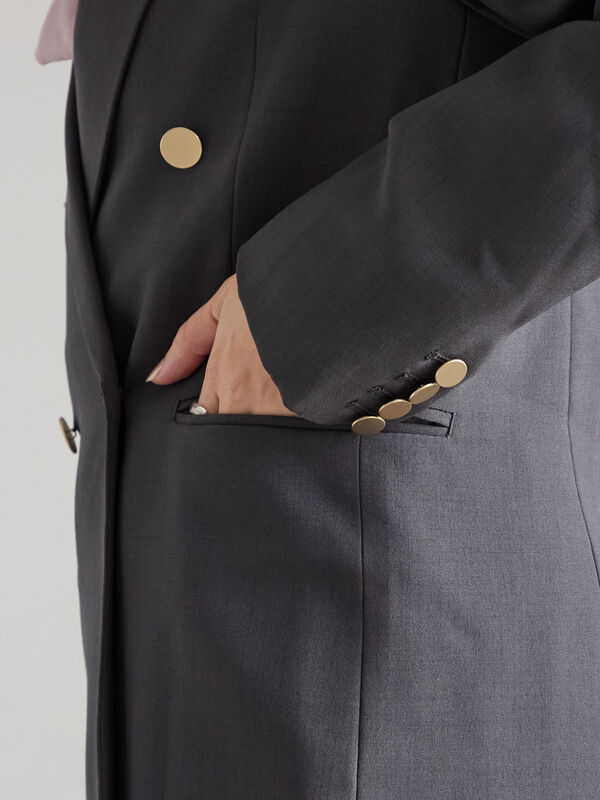 CACHEC カシェック　ダブルブレストジャケット セール】 ダブルブレストジャケット(セットアップ可)《2025Autumn